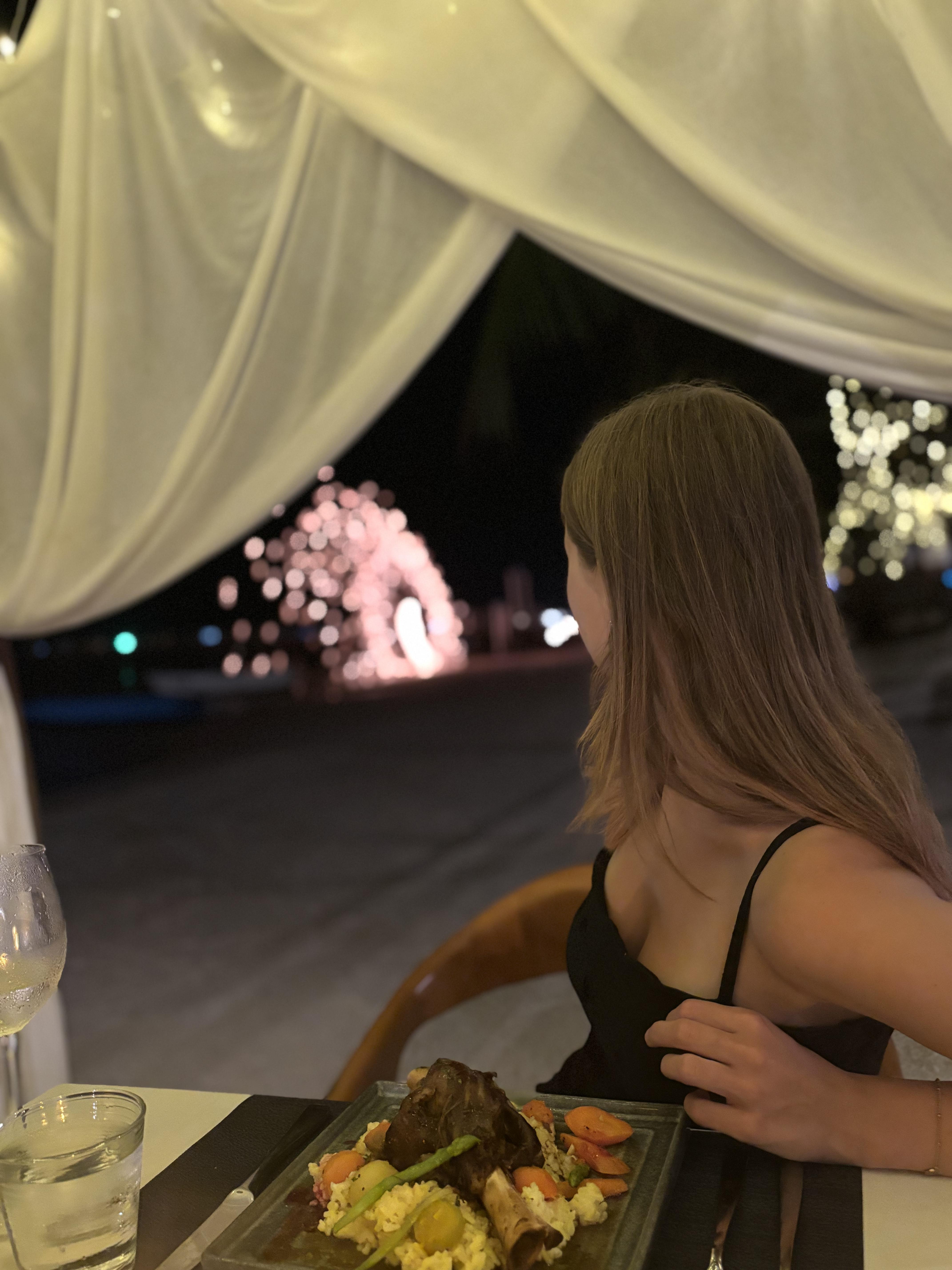 Dinner on the beach